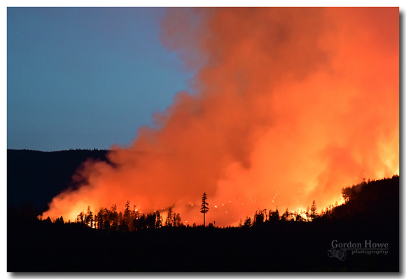 Hayes Mountain Fire, Ladysmith, BC