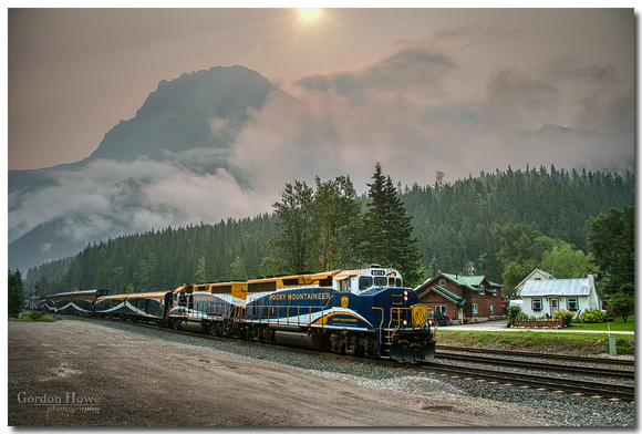 The Rocky Mountaineer, in Field, Yoho National Park