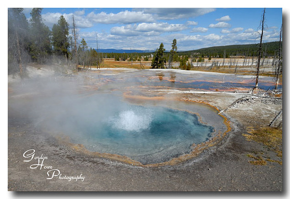 Hot spring near Firehole Lake, Yellowstone National Park 2